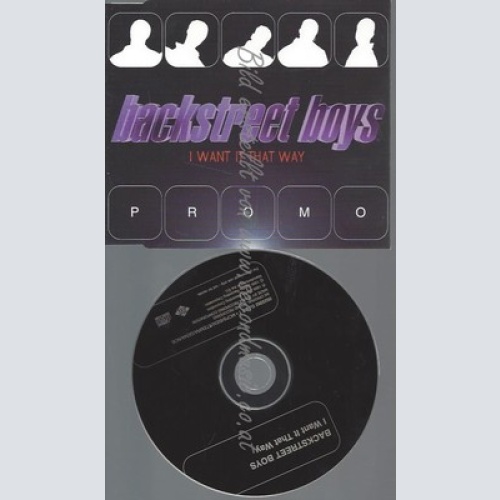 CD--PROMO--BACKSTREET BOYS--I WANT IT THAT WAY