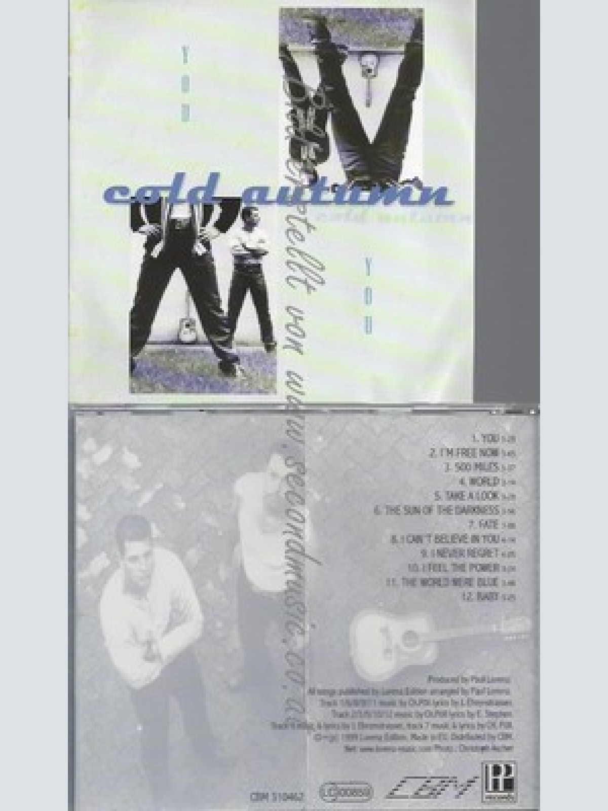 CD--PROMO--COLD AUTUMN--YOU--12 TRACKS