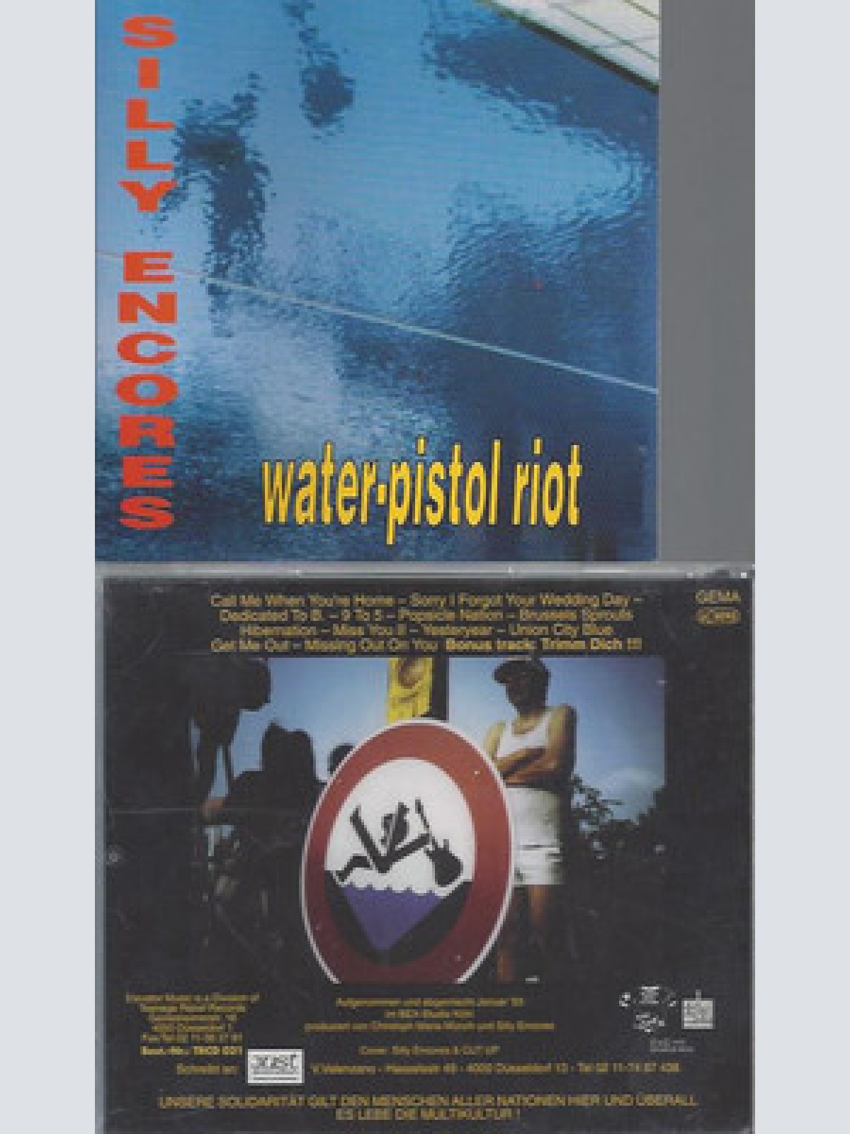 CD--SILLY ENCORES--WATER-PISTOL RIOT
