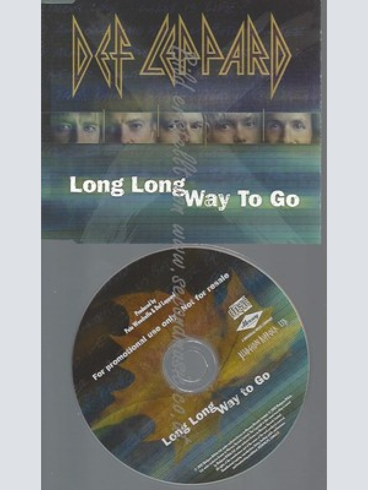 CD--PROMO--DEF LEPPARD--LONG LONG WAY TO GO