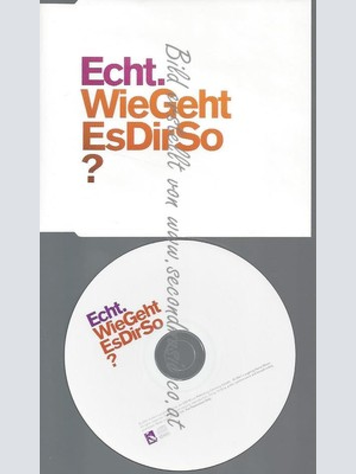 CD--PROMO--ECHT--WIE GEHT ES DIR SO