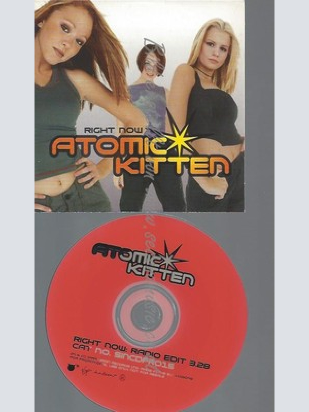 CD--PROMO--ATOMIC KITTEN--RIGHT NOW