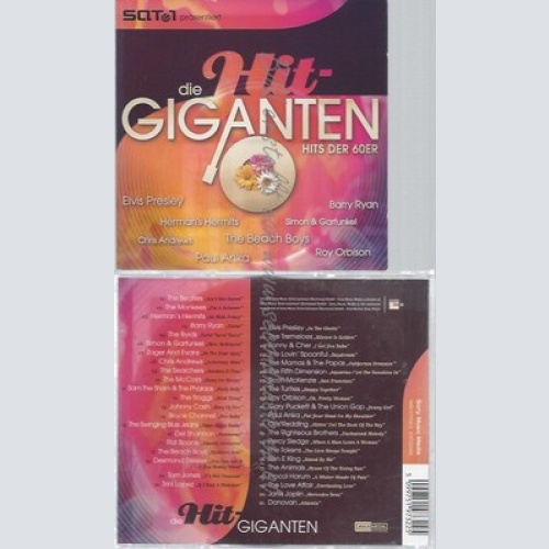CD--SAT 1 HIT GIGANTEN--HITS DER 60ER