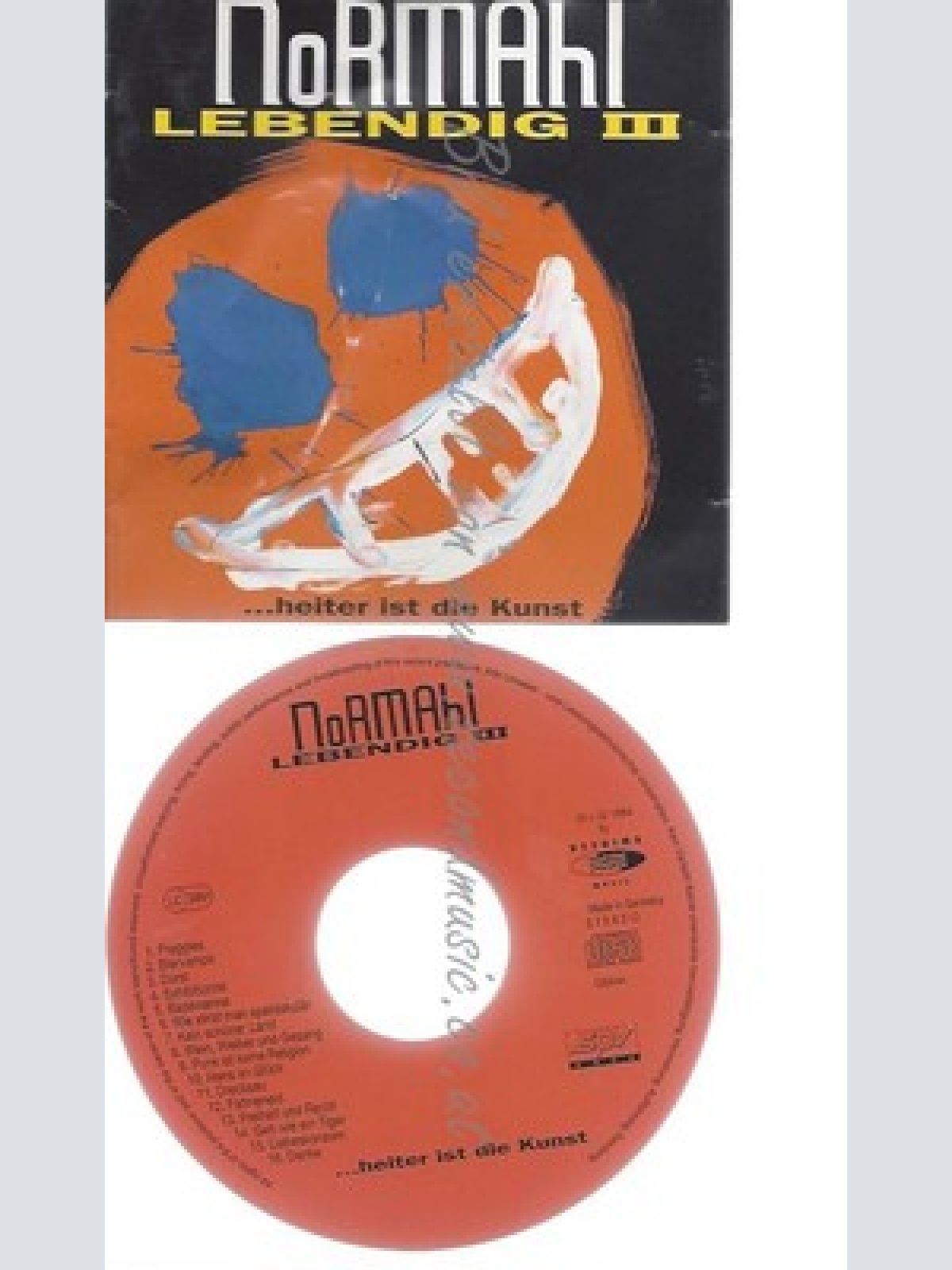 CD--NORMAHL -- -- HEITER IST DIE KUNST