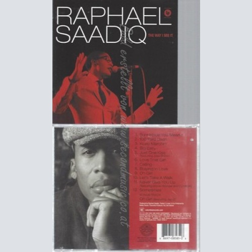 CD--RAPHAEL SAADIQ -- -- THE WAY I SEE IT