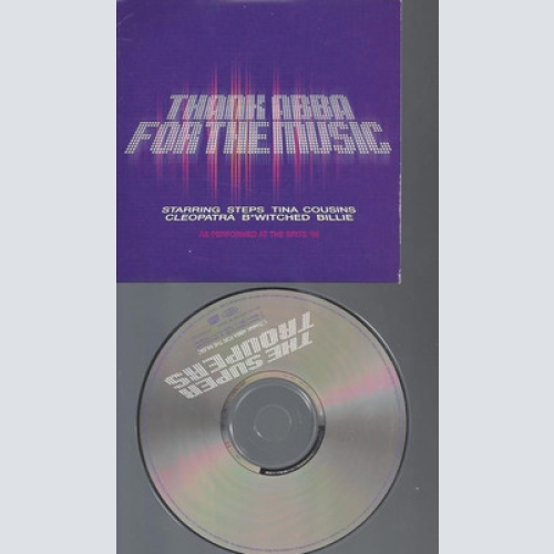 CD--THANK ABBA FOR THE MUSIC--BRITS 99--1  TRACKS-PROMO