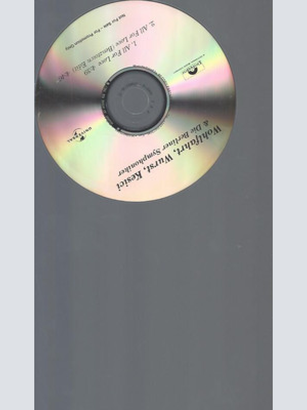 CD----PROMO--WOHLFAHRT WURST KESICI--ALL FOR YOUR LOVE