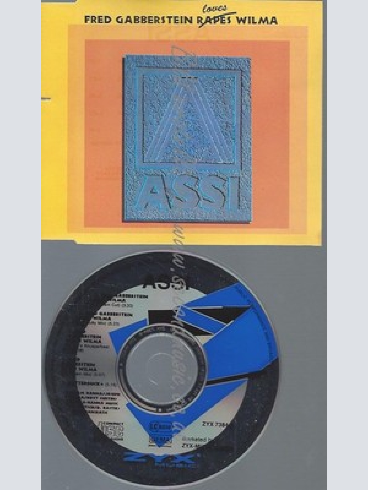 CD--ASSI - SINGLE -- FRED GABBERSTEIN LOVES WILMA -#ZYX7384-