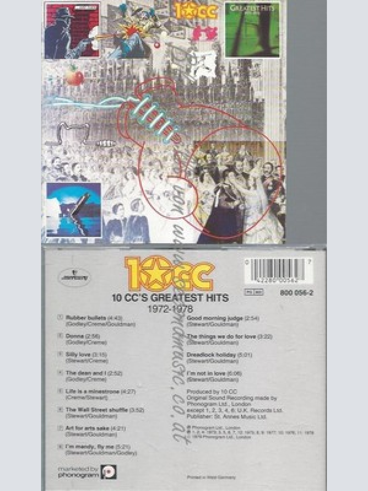 CD--10 C.C. -- GREATEST HITS 1972-1978