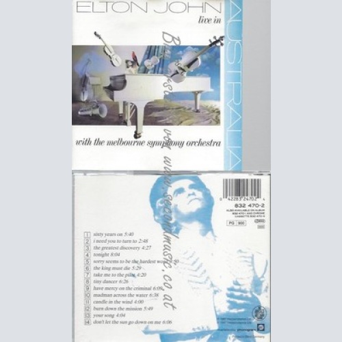 CD--ELTON JOHN -- LIVE IN AUSTRALIA