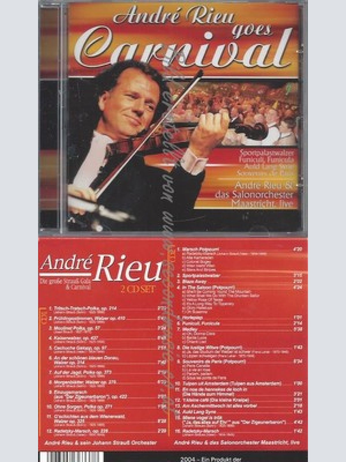 CD--ANDRE RIEU & SEIN JOHANN STRAUß ORCHESTER RIEU UND JOHANN -SOHN- STRAUß -KOM