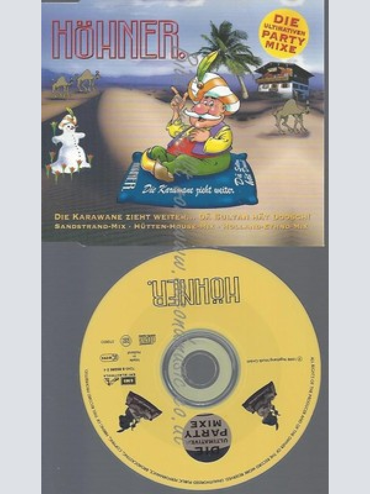 CD--HÖHNER -- - SINGLE -- DIE KARAWANE-REMIXE