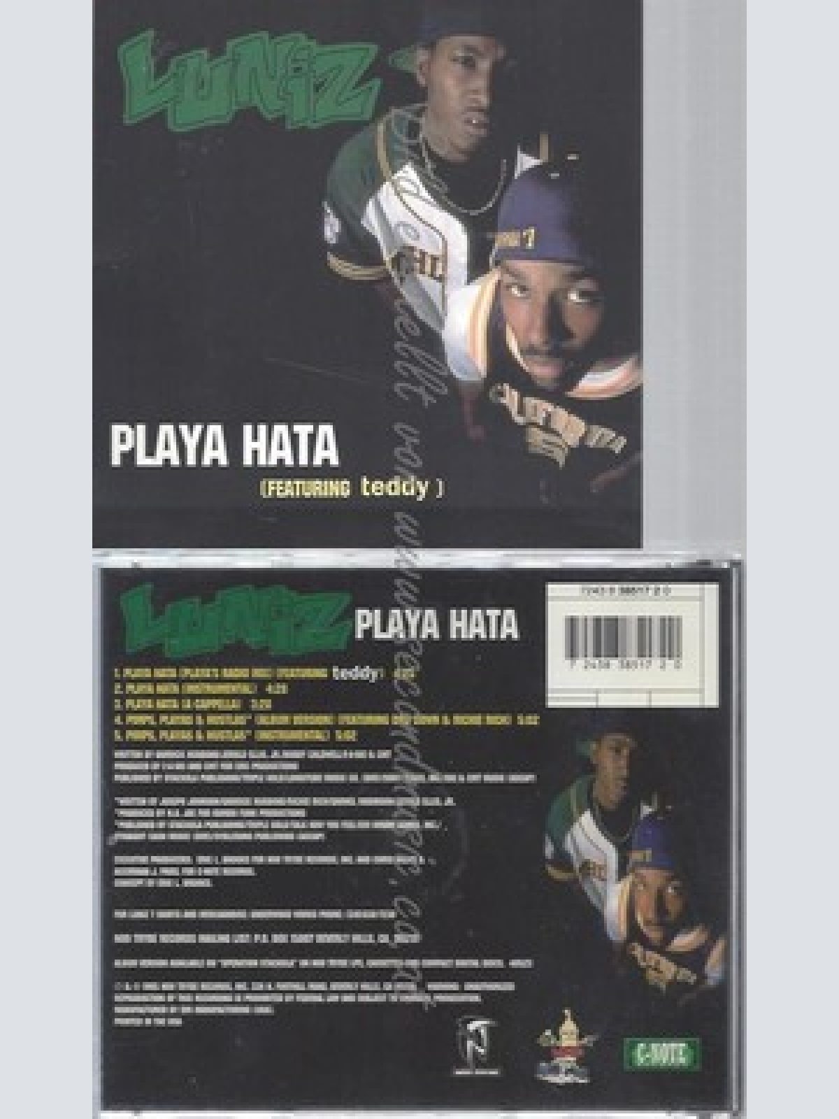 CD--THE LUNIZ -- --- PLAYA HATA