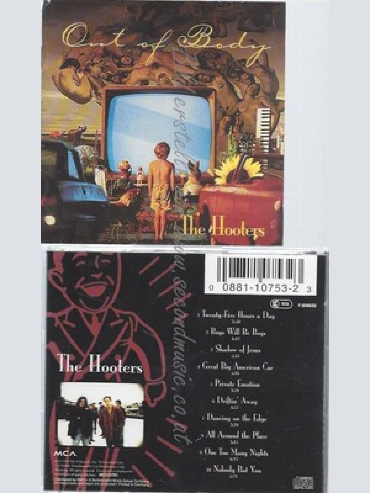 CD--THE HOOTERS -- -- OUT OF BODY