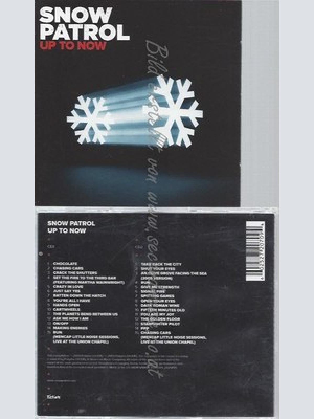 CD--SNOW PATROL -- --CD -- UP TO NOW