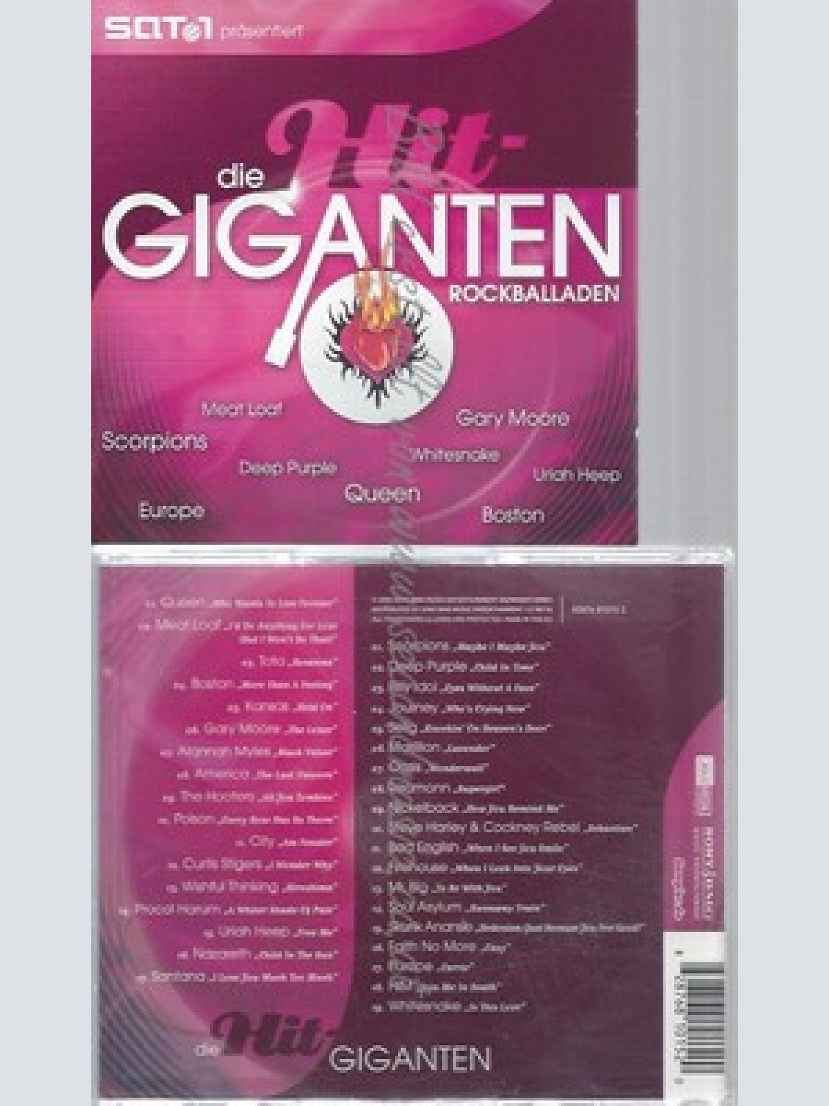 CD--VARIOUS -- --CD -- DIE HIT GIGANTEN - ROCKBALLADEN --SAT 1