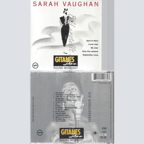 CD--SARAH VAUGHAN -- -- JAZZ ROUND MIDNIGHT