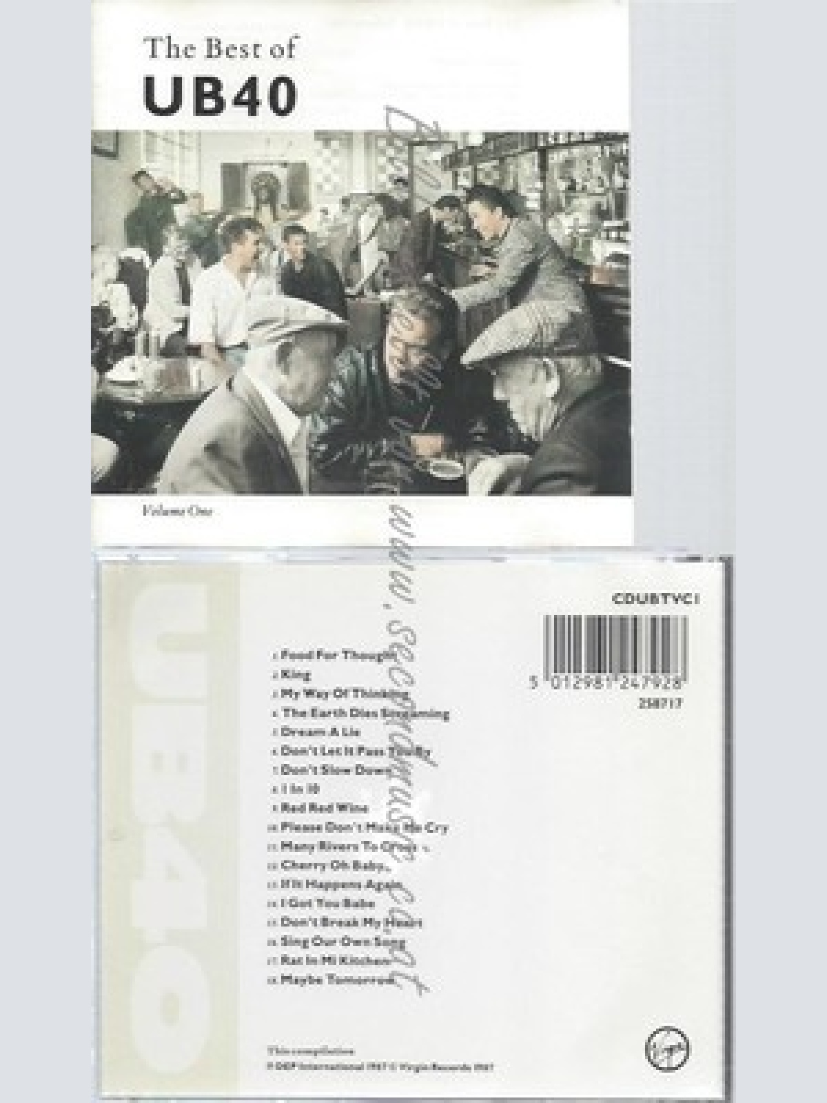 CD--UB 40 -- -THE BEST OF --- VOLUME 1