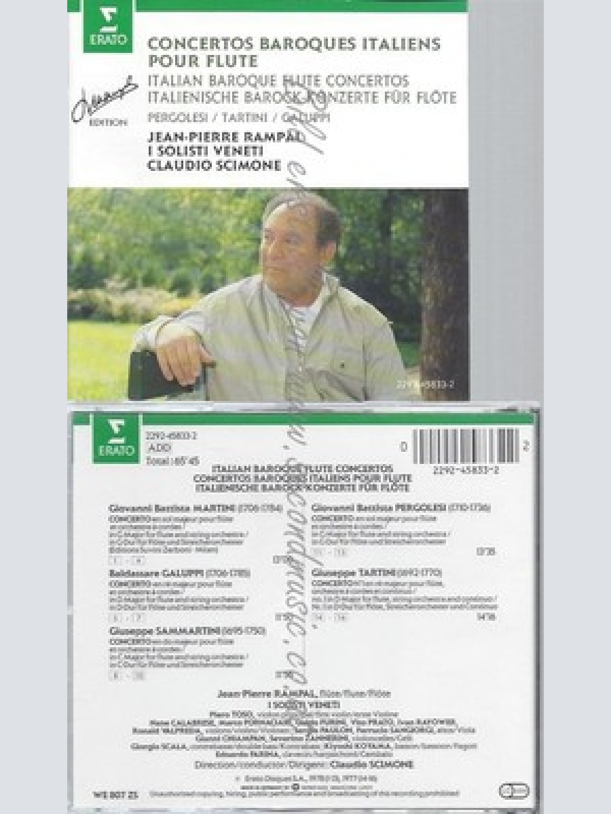 CD--RAMPAL, SCIMONE, ISV UND VARIOUS -- -- -- RAMPAL--ITALIENISCHE BAROCKKONZERT