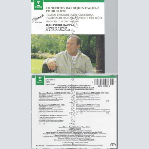 CD--RAMPAL, SCIMONE, ISV UND VARIOUS -- -- -- RAMPAL--ITALIENISCHE BAROCKKONZERT