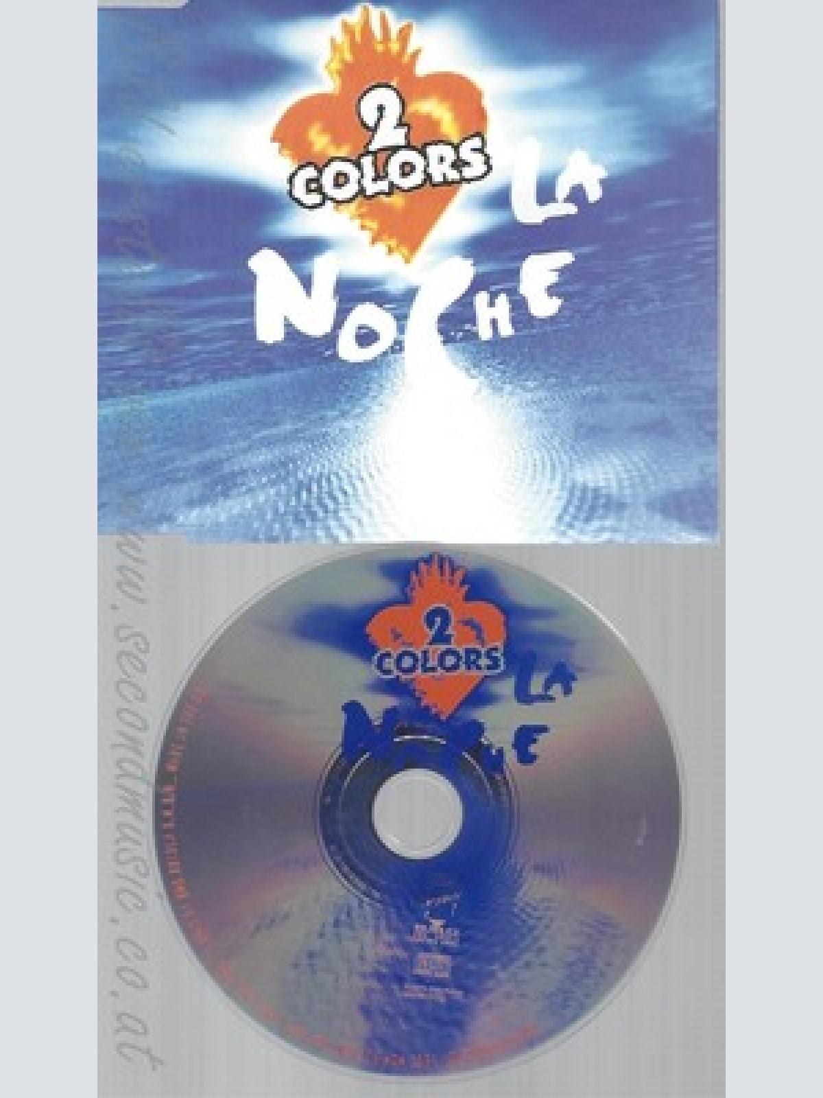 CD--2 COLORS -- - SINGLE -- LA NOCHE