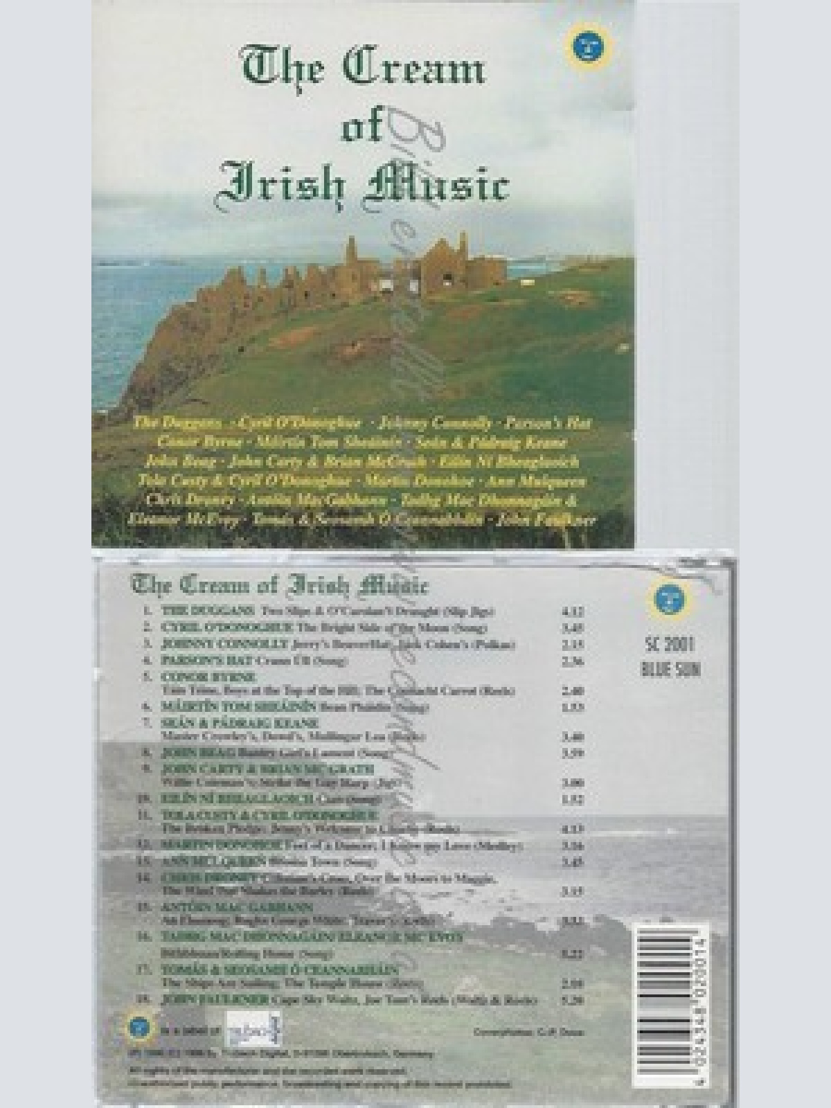 CD--VARIOUS, THE DUGGANS, CYRIL OZDONOGHUE UND JOHNNY COLLOLLY -- -- CREAM OF IR