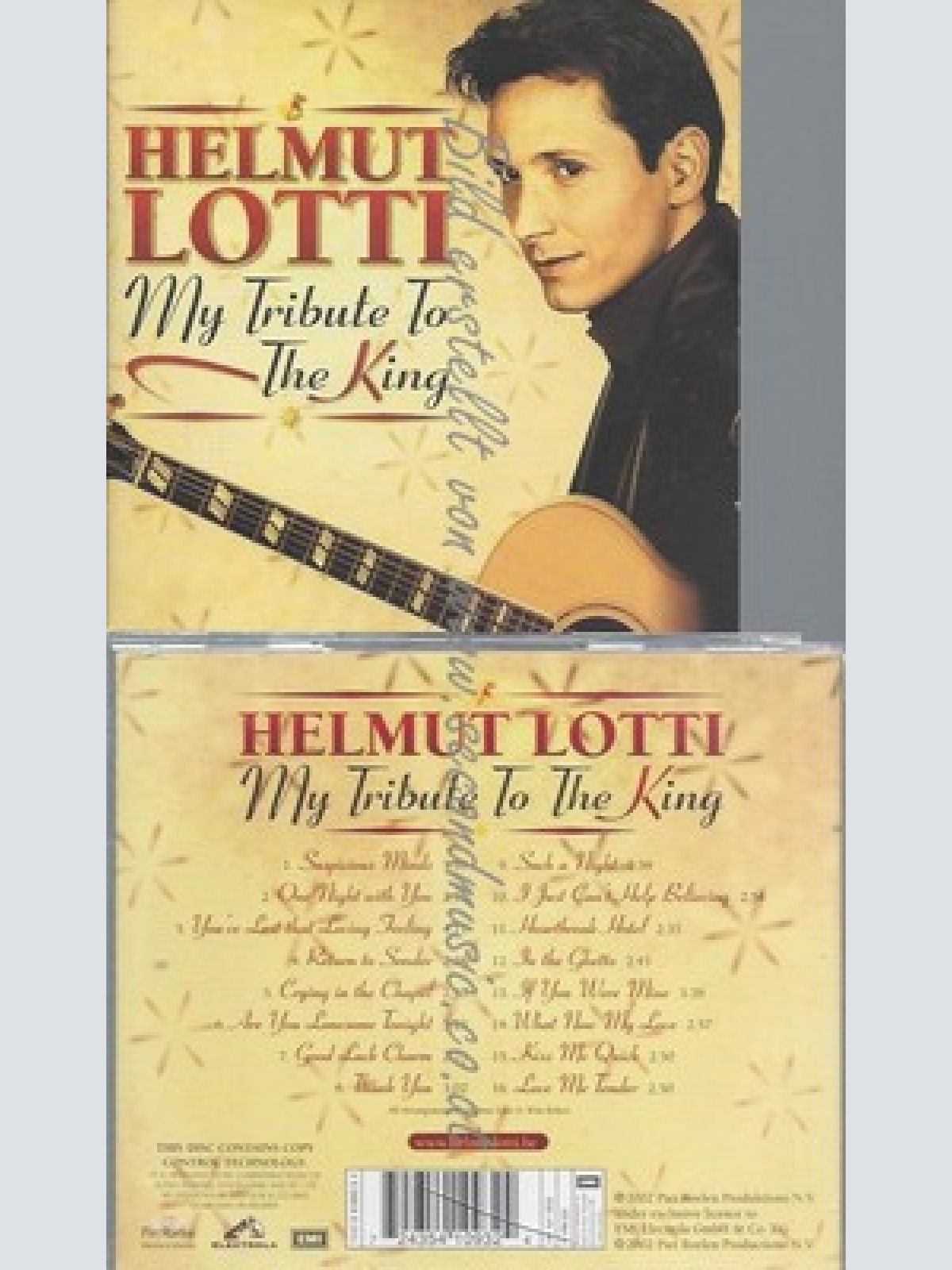 CD--HELMUT LOTTI -- -- MY TRIBUTE TO THE KING
