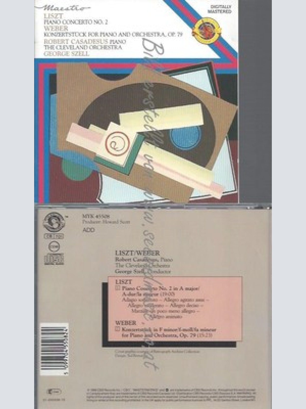 CD--LISZT--PIANO CONCERTO NO 2