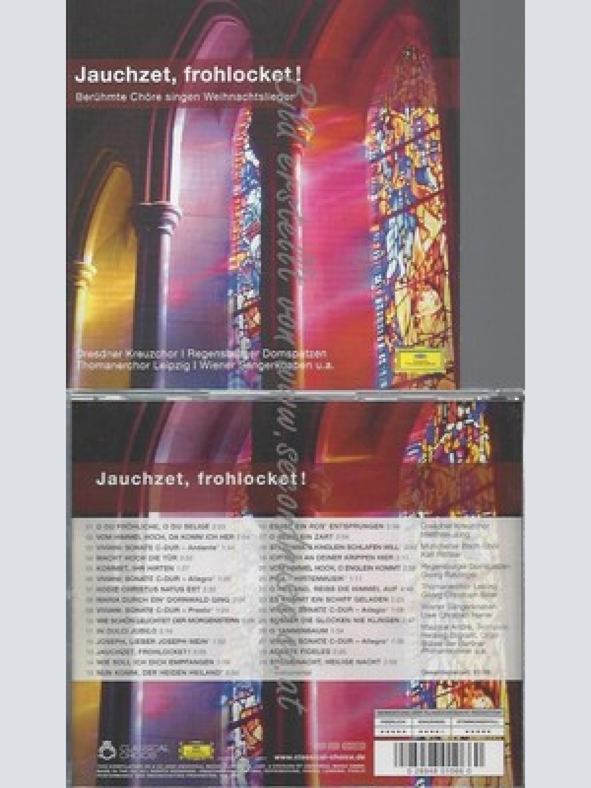 CD--DRESDNER KREUZCHOR, GABRIELI CONSORT, BILLER UND RICHTER -- -- JAUCHZET,FROH