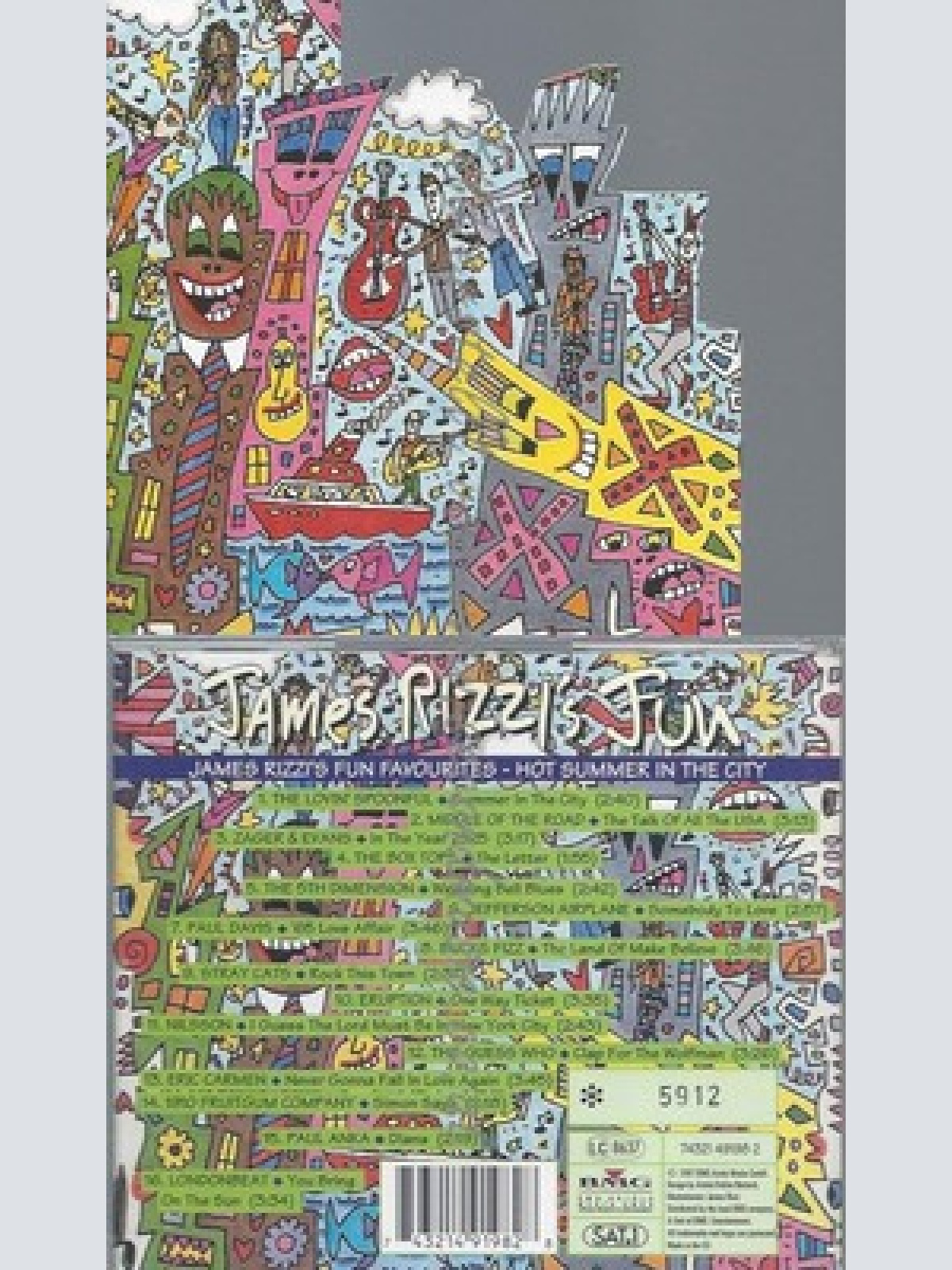 CD--LONDONBEAT, STRAY CATS, JEFFERSON AIRPLANE UND ERUPTION -- - CD -- JAMES RIZ