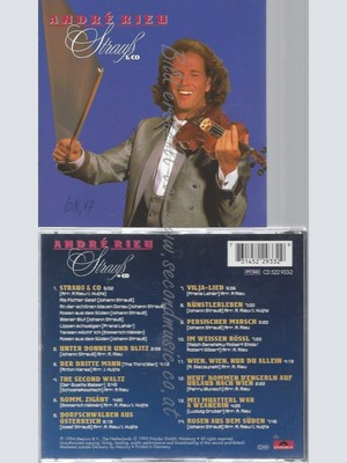 CD--RIEU,ANDRÉ UND STRAUß,JOHANN -SOHN-/+--STRAUSS & CO.-