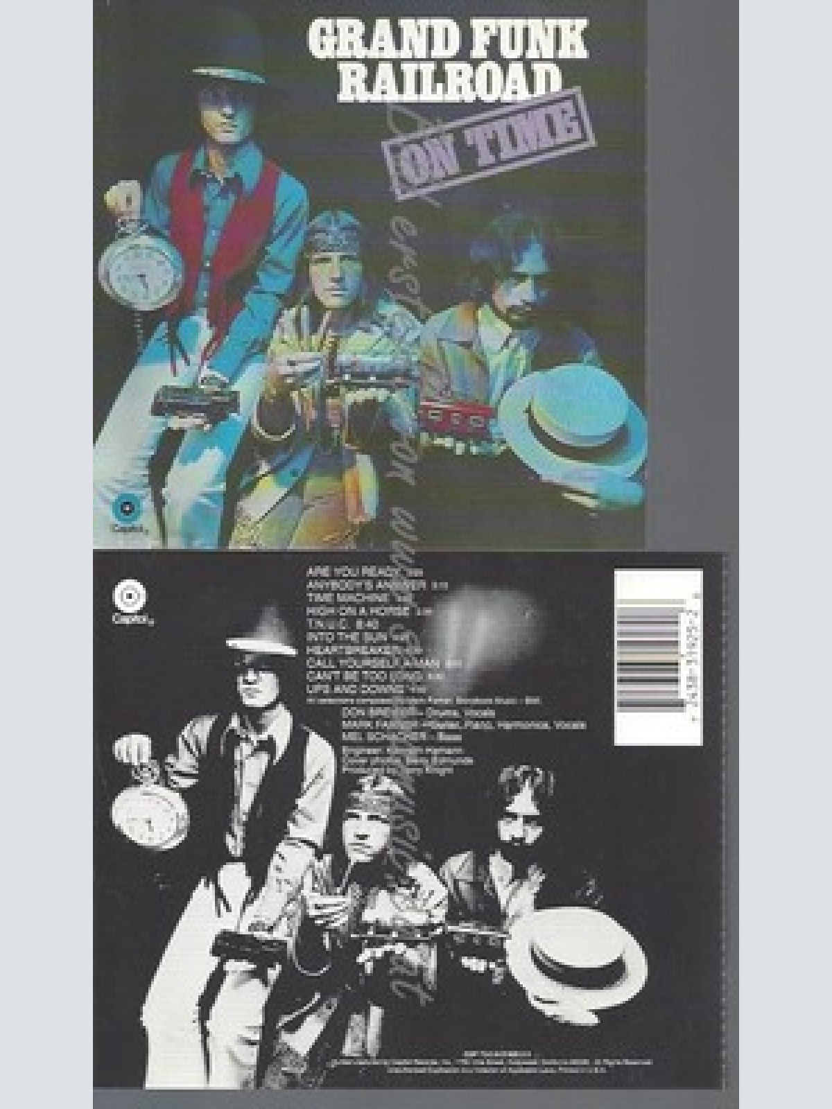 CD--GRAND FUNK RAILROAD--ON TIME-