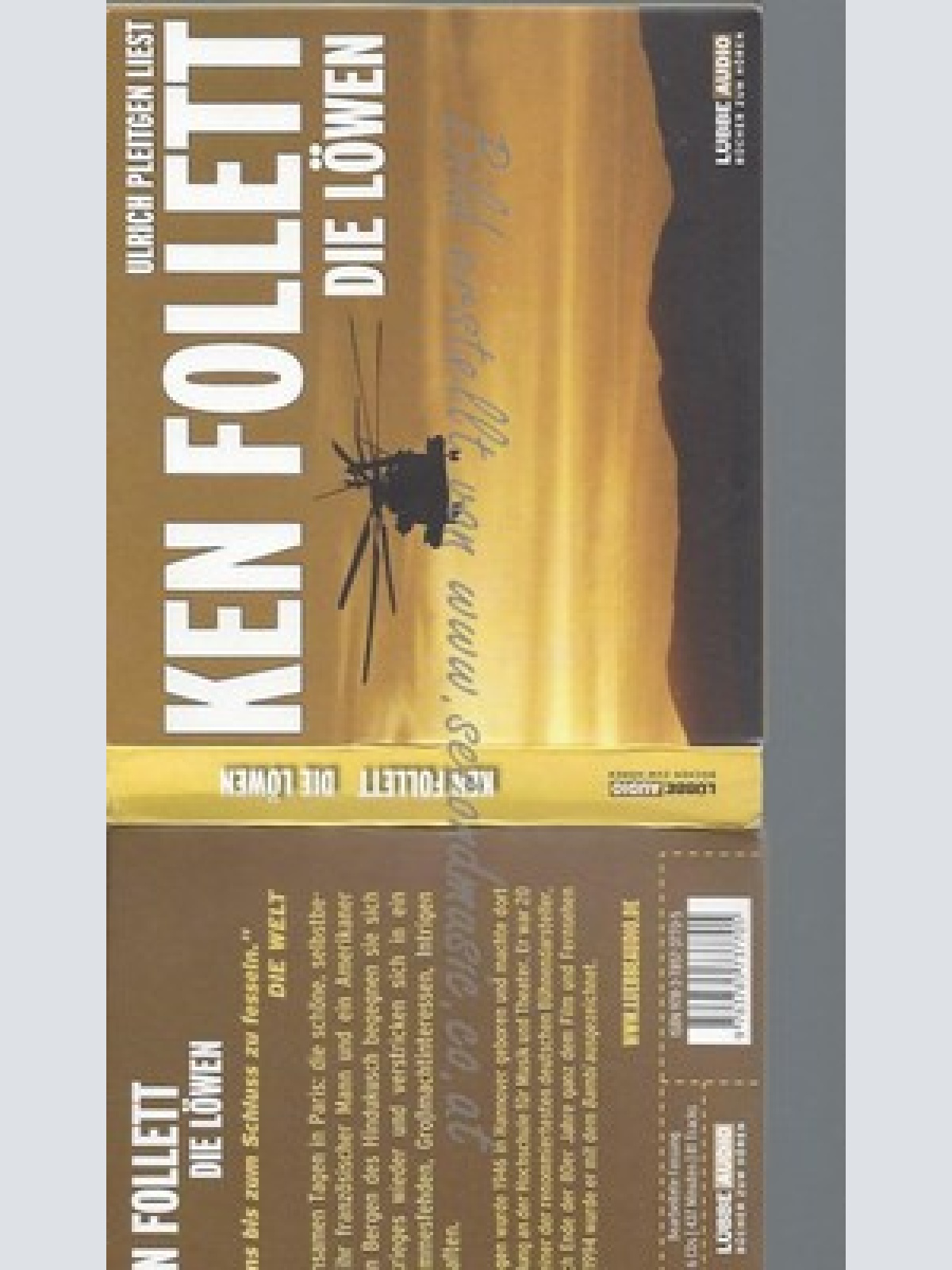 CD--KEN FOLLETT UND ULRICH PLEITGEN -16. SEPTEMBER - - AUDIOBOOK -- DIE LOEWEN