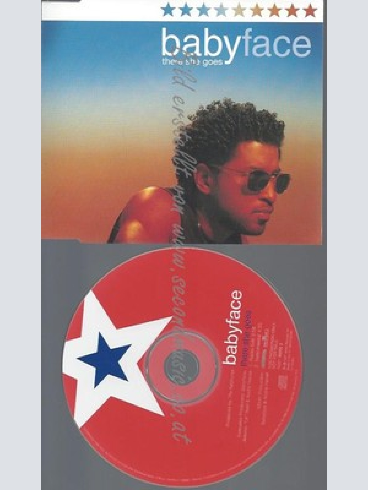 CD--BABYFACE--THERE SHE GOES CD EUROPEAN ARISTA -