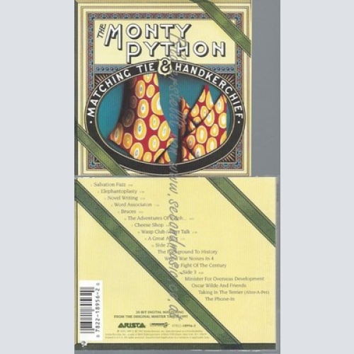 CD--MONTY PYTHON -- - IMPORT -- MATCHING TIE & HANDKERCHIEF