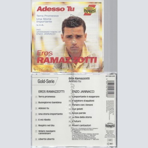 CD--RAMAZZOTTI,EROS--ADESSO TU-