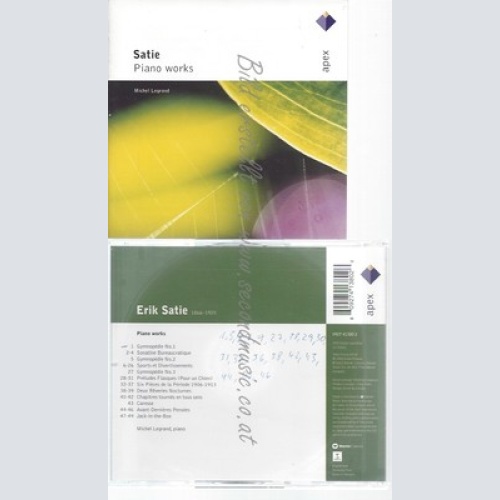 CD--MICHEL LEGRAND UND ERIK SATIE -- -- -- KLAVIERWERKE