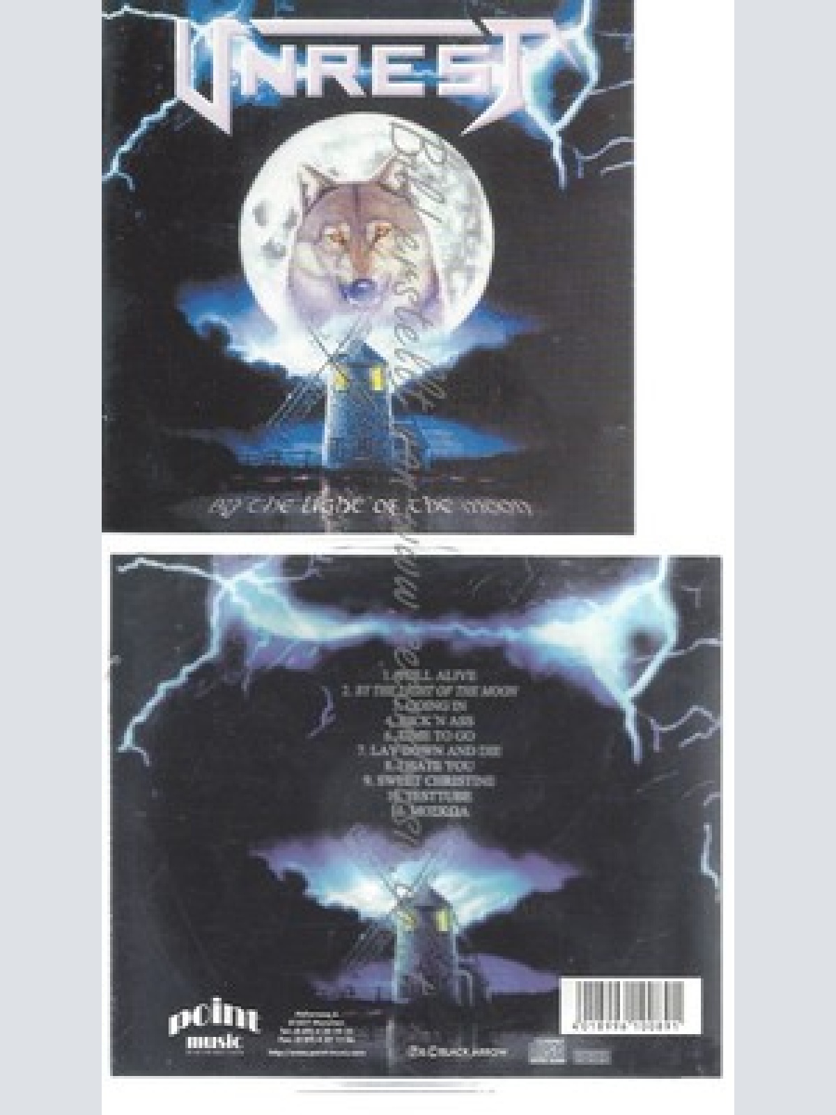 CD--UNREST -- -- BY THE LIGHT OF THE MOON