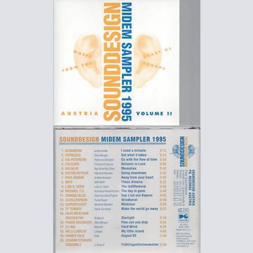 CD---MIDEM SAMPLER--ESPRESSO-DOMINO BLUE-SUPERFEUCHT-VARIOUS