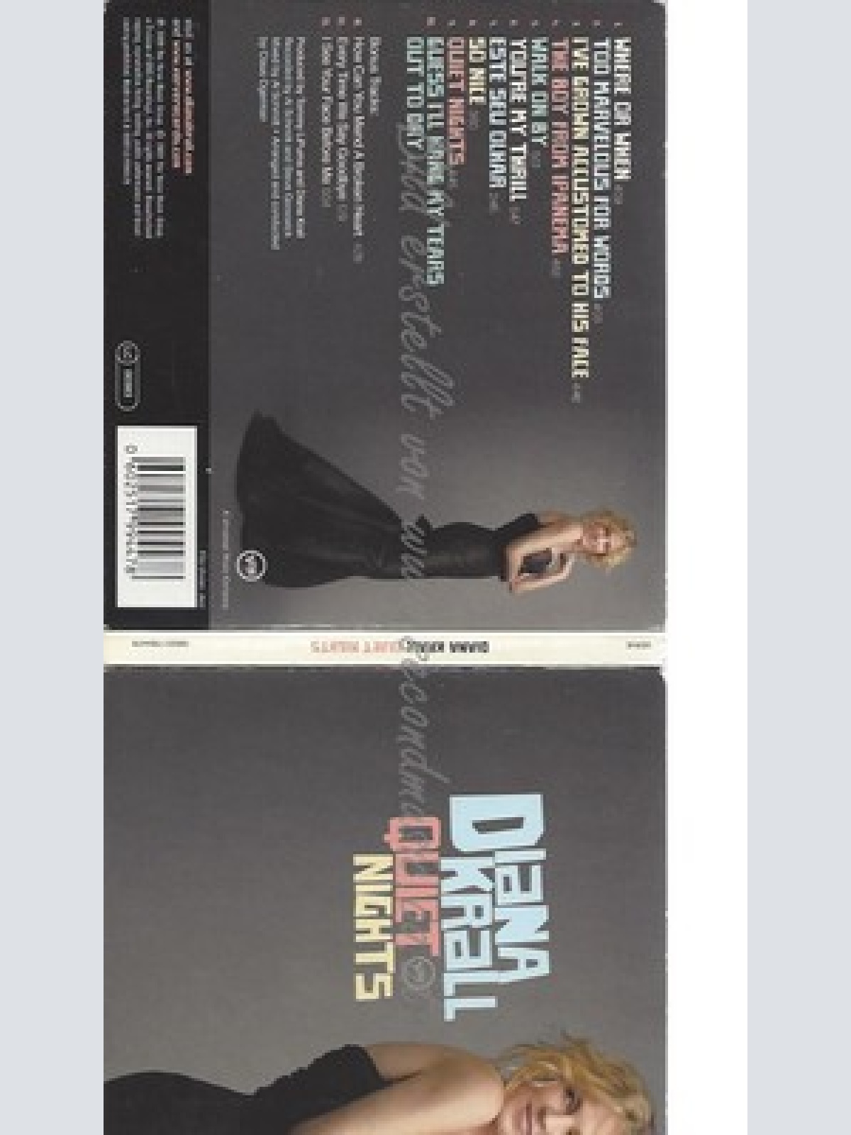 CD--DIANA KRALL -- QUIET NIGHTS