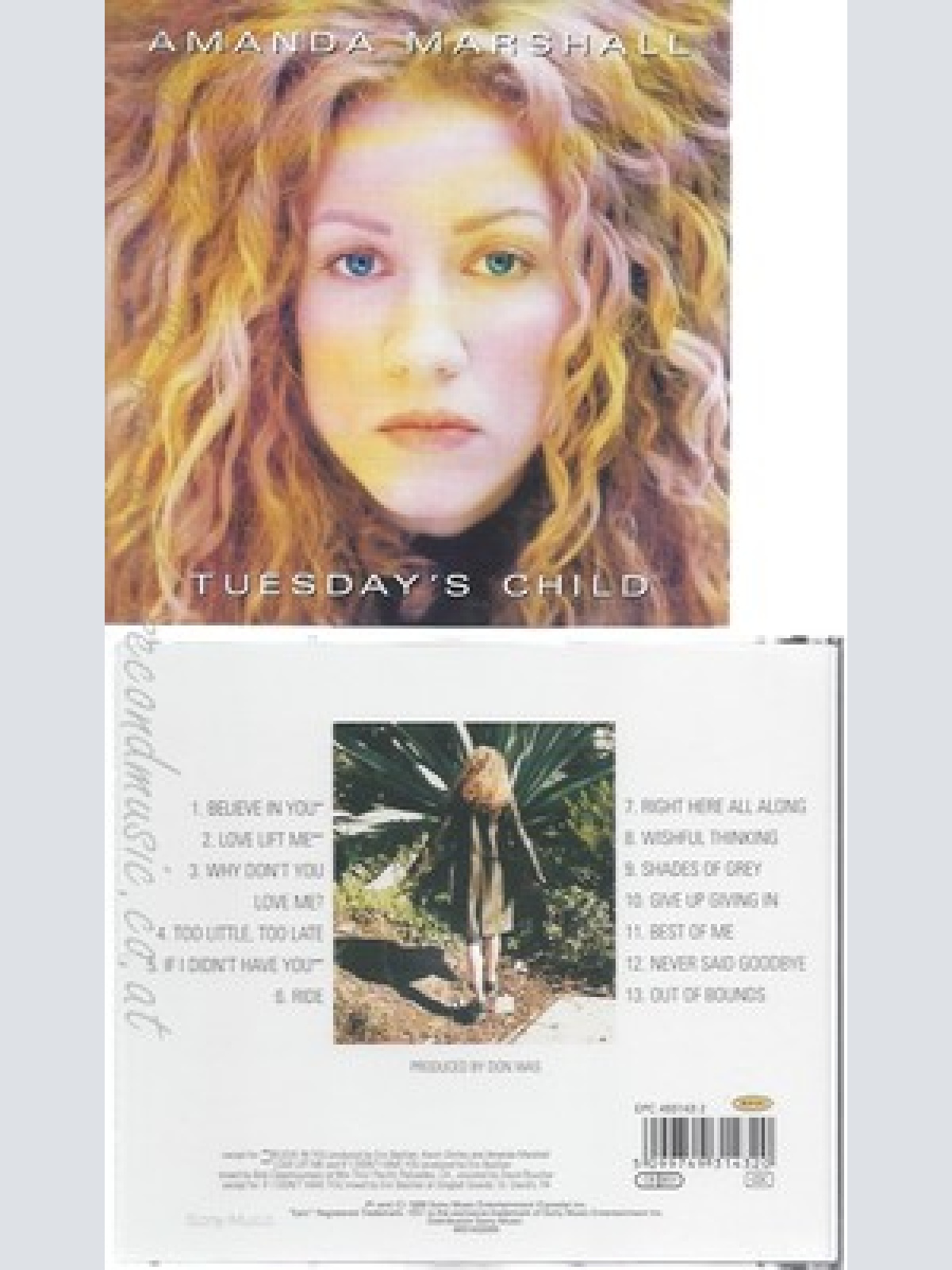 CD--AMANDA MARSHALL -- -- TUESDAY'S CHILD