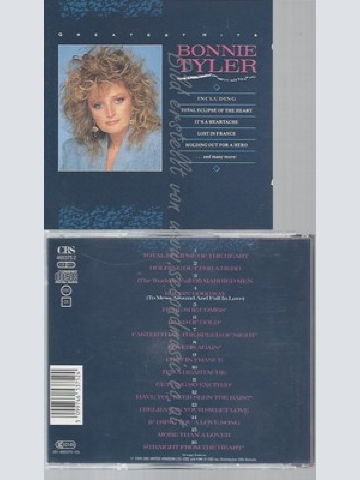 CD--BONNIE TYLER -- -- GREATEST HITS