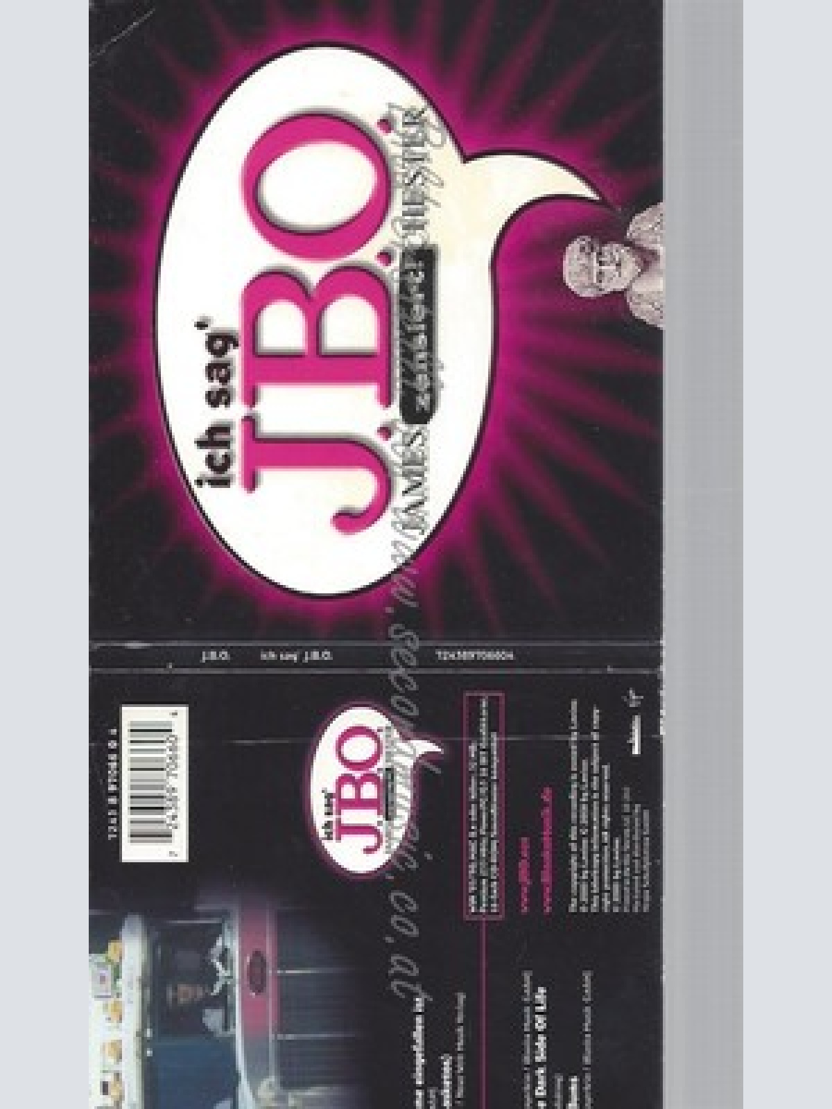 CD--J.B.O. --2000-- SINGLE -- ICH SAG' J.B.O.
