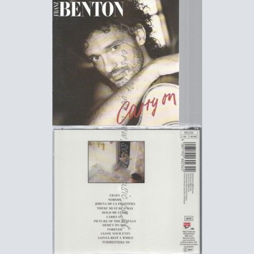 CD--FRANZ BENTON -- CARRY ON --