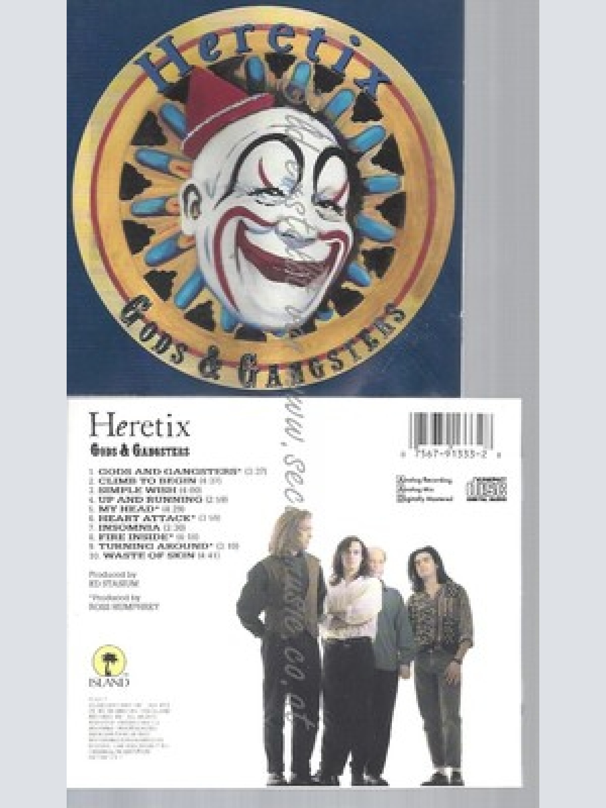 CD--HERETIX -- -- GODS & GANGSTERS --