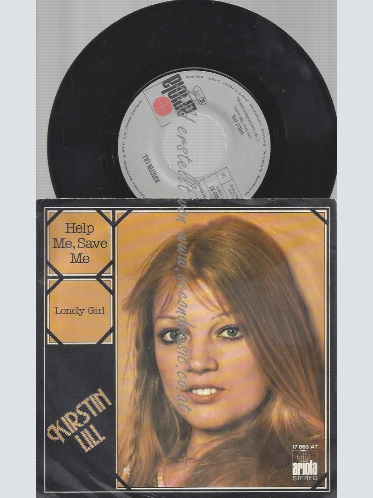 7"  Kirstin Lill – Help Me, Save Me