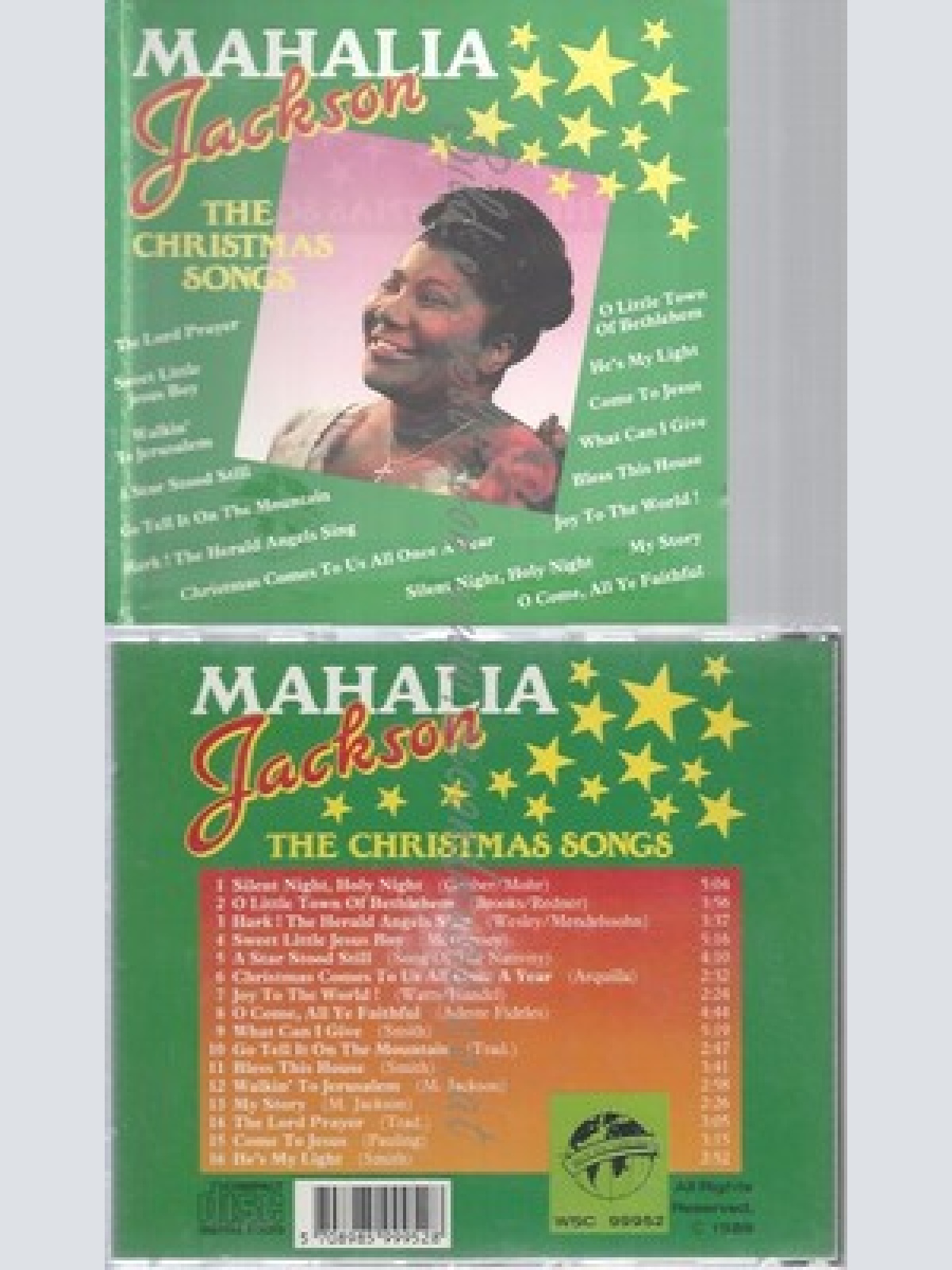 CD--MAHALIA JACKSON -- -- THE CHRISTMAS SONGS