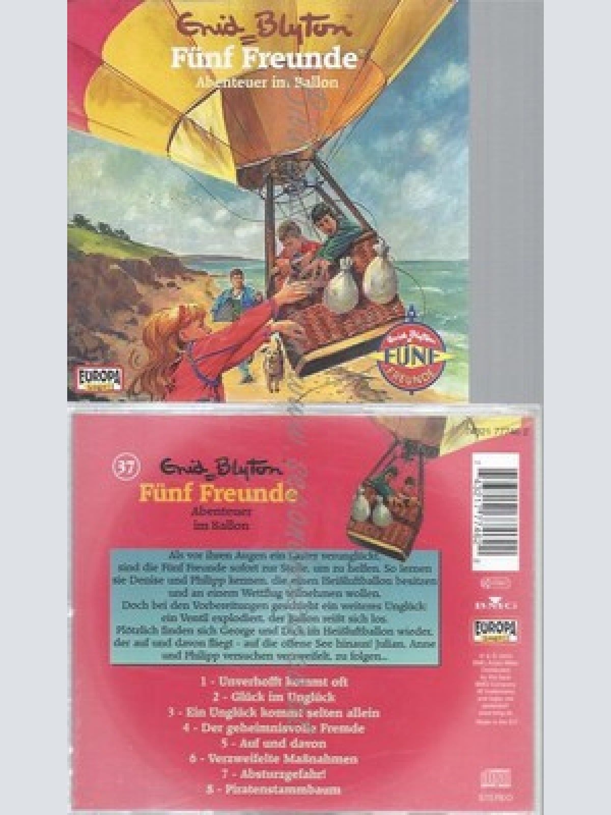 CD--FÜNF FREUNDE UND VARIOUS -- -- FÜNF FREUNDE - FOLGE 37: ABENTEUER IM BALLON