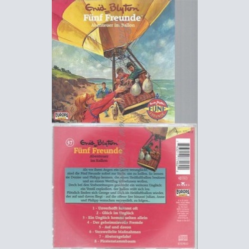 CD--FÜNF FREUNDE UND VARIOUS -- -- FÜNF FREUNDE - FOLGE 37: ABENTEUER IM BALLON