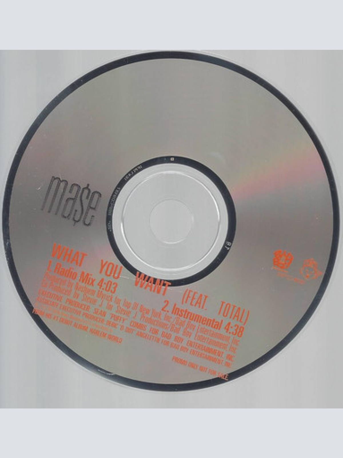 CD--PROMO--MASE--WHAT YOU WANT